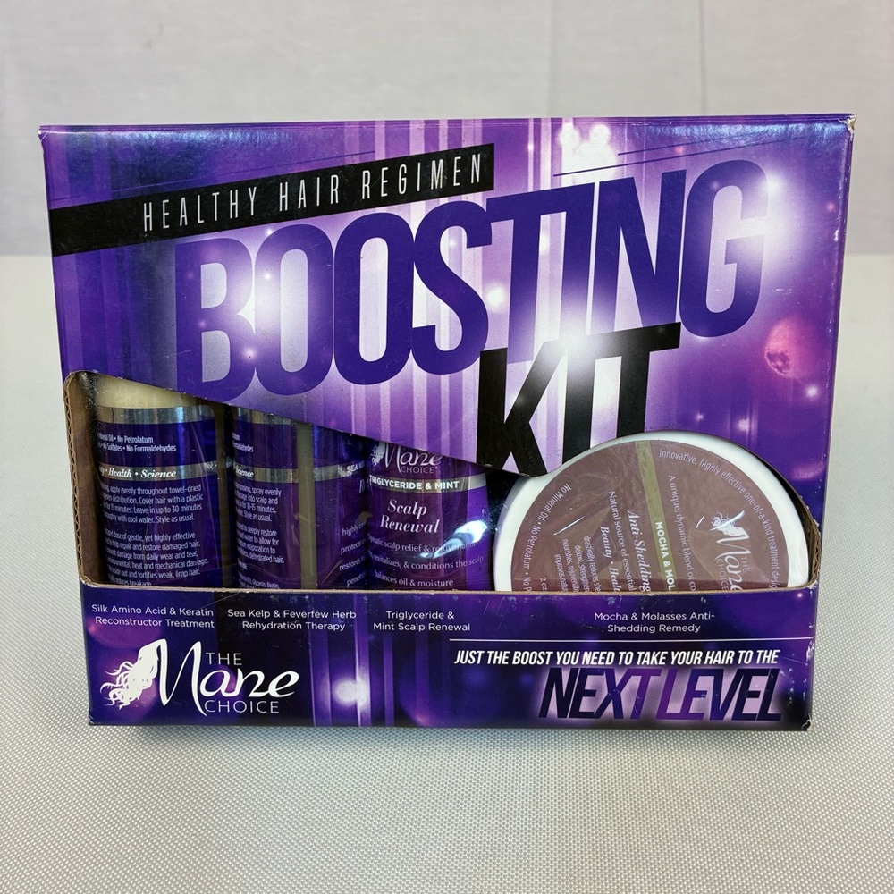 NIB The Mane Choice Healthy Hair Regimen Boosting Kit